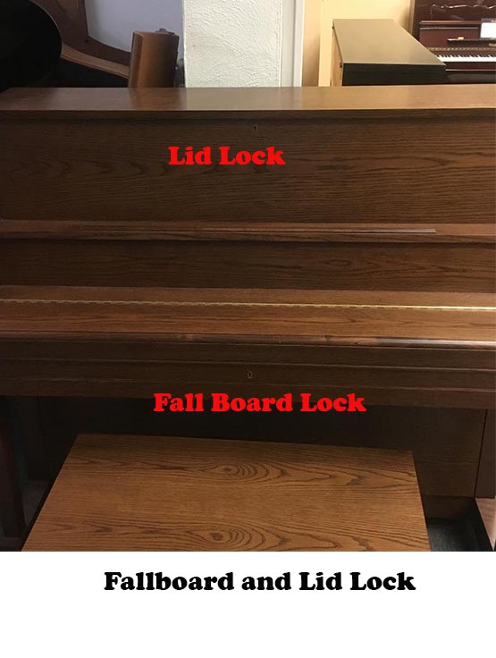 P22 upright for sale lid lock and fall board
