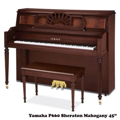 Yamaha P660 Sheraton 45" upright piano