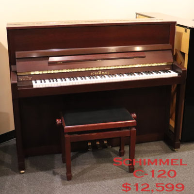 schimmel c120 used upright piano