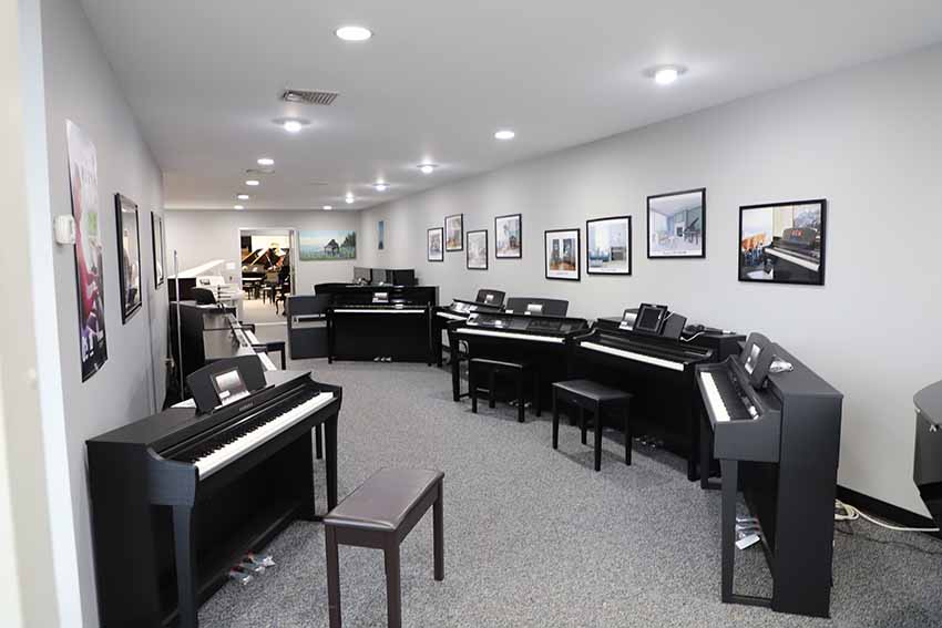 Freehold Music Center NJ Digital Piano room