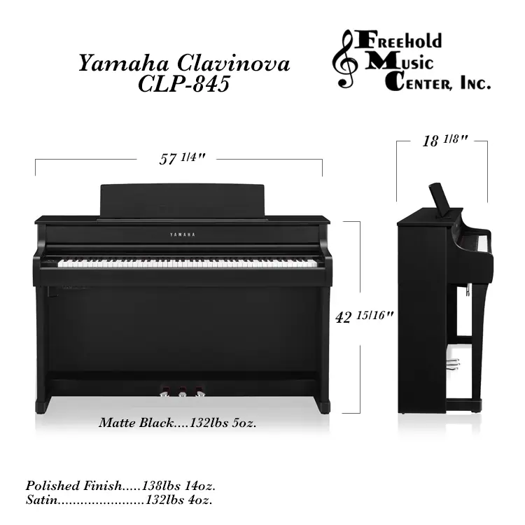 Yamaha Clavinova CLP-845 - Freehold Music Center