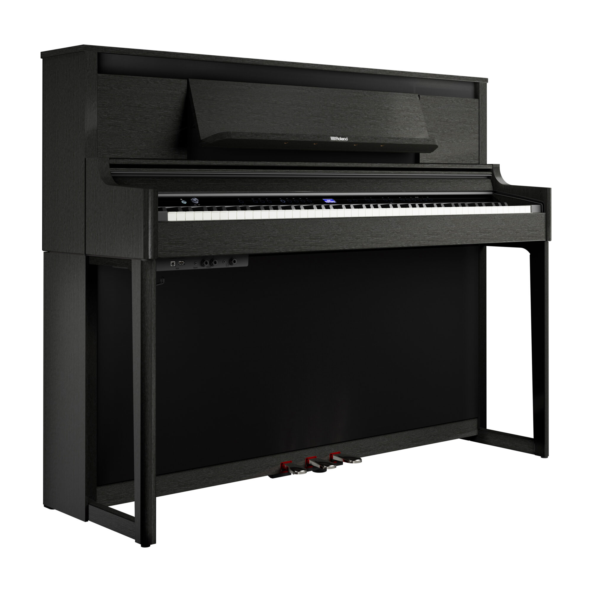 Roland LX6 digital piano in Charcoal Black finish