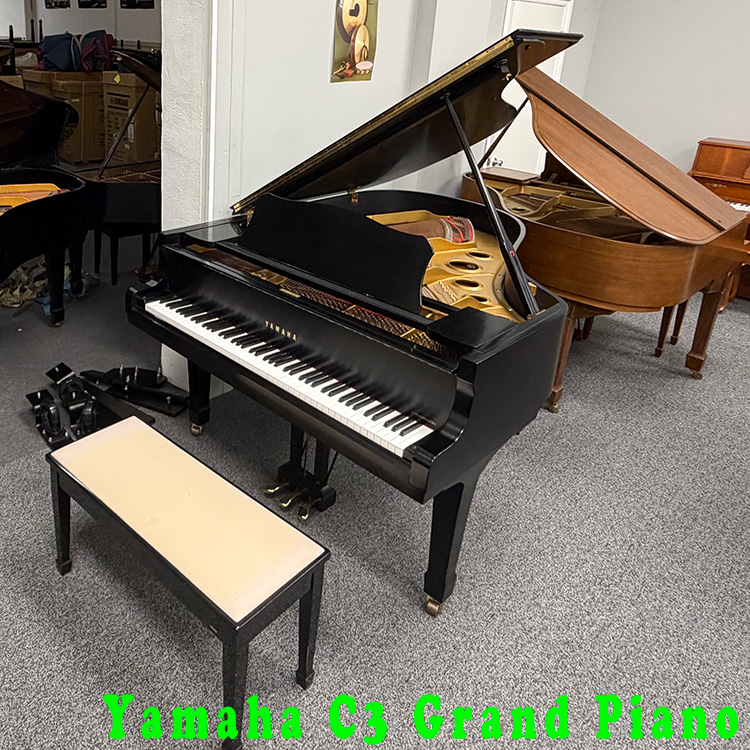 yamaha c3 se used baby grand piano