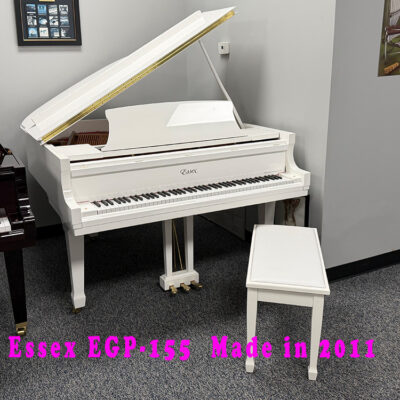 Essex EGP-155 Baby Grand Polished White Pre-Owned