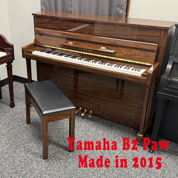 Yamaha B2 Paw made in 2015 used upright piano