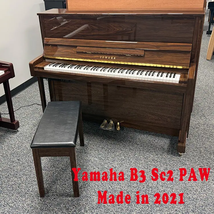 Yamaha B3sc2 PAW Silent Piano Used - Freehold Music Center