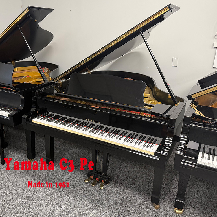 Yamaha C3 Pe Used grand piano made in 1982