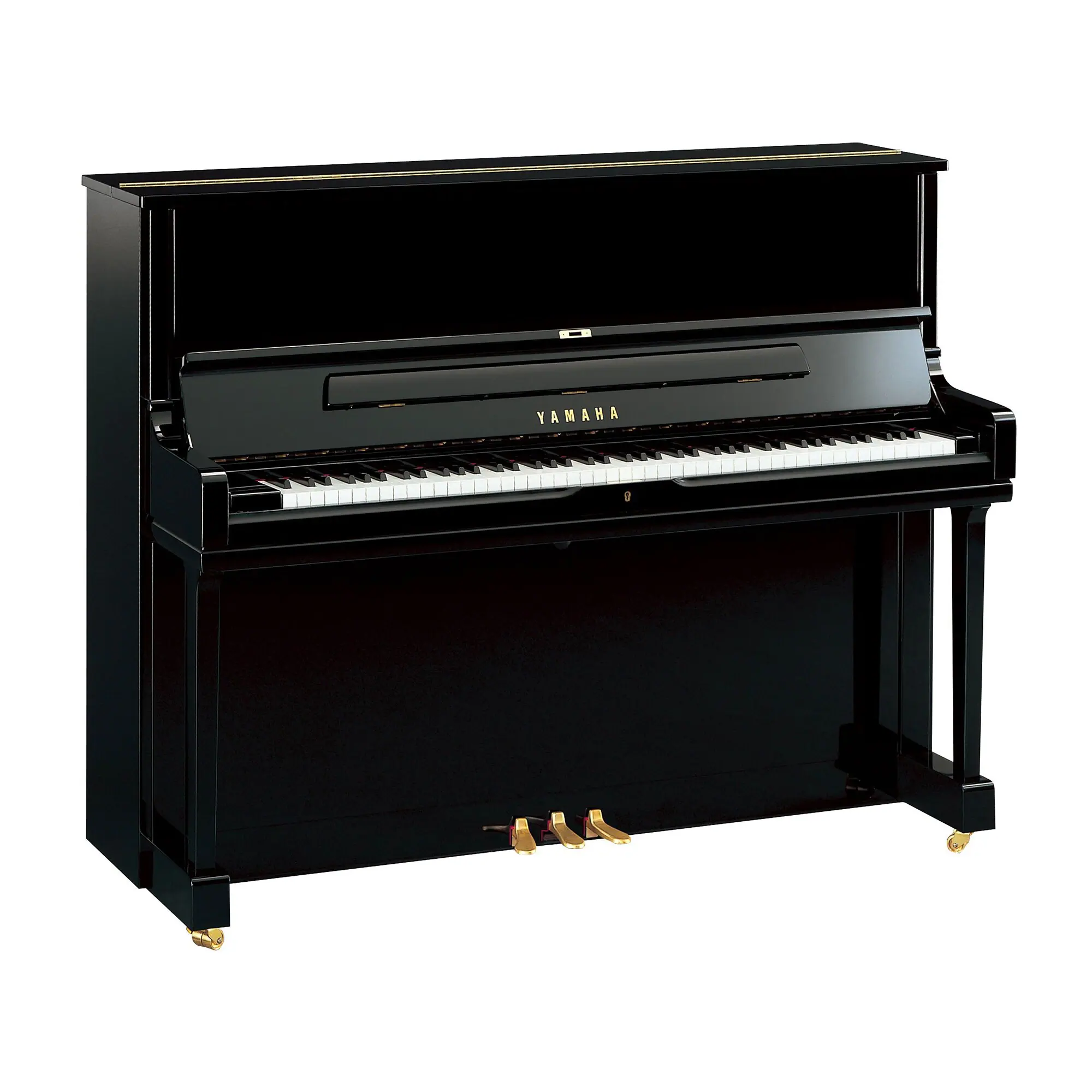 Yamaha YUS1 Upright Piano in Polished Ebony | Freehold Music