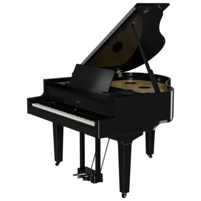 Roland GP-9M Digital Piano Moving Keys | Polished Ebony