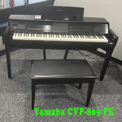 yamaha cvp-809 polished ebony used clavinova digital piano for sale