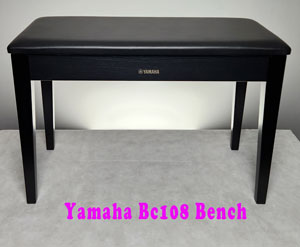 yamaha bc 108 piano bench for digital pianos