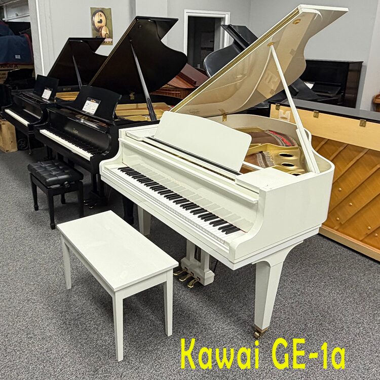 kawai ge1a white baby grand