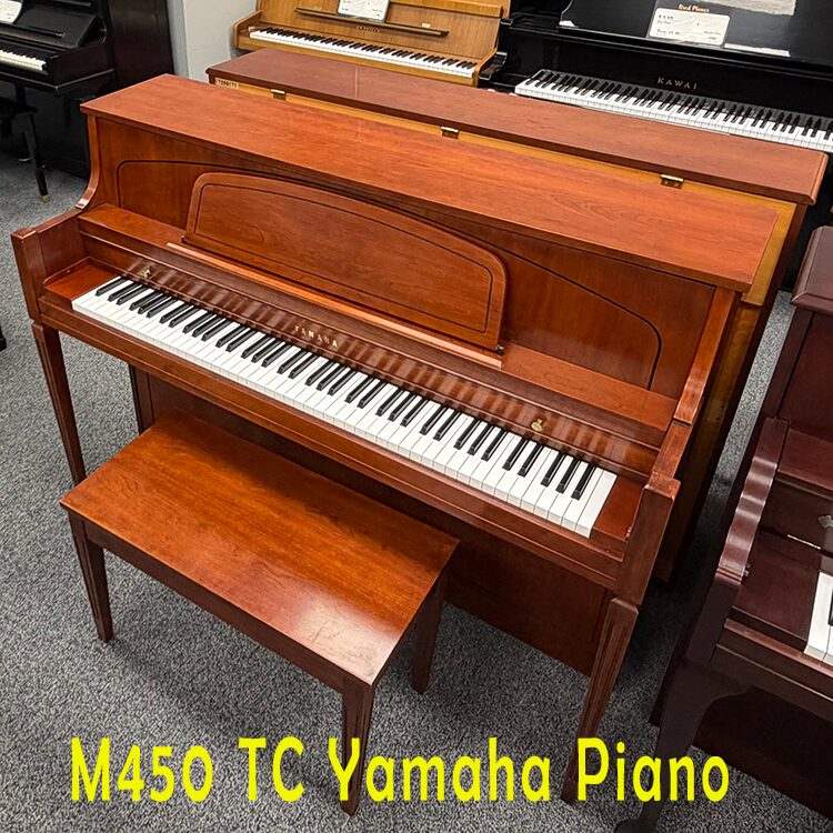 m450 yamaha upright piano