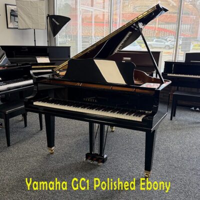 yamaha gc1 polished ebony baby grand piano