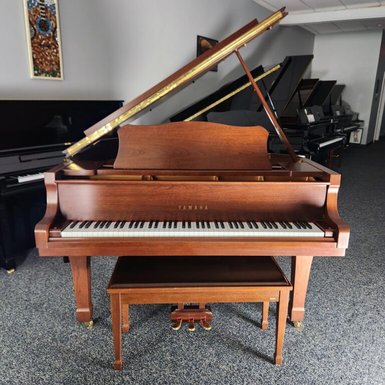 yamaha c1 in satin walnut baby grand piano